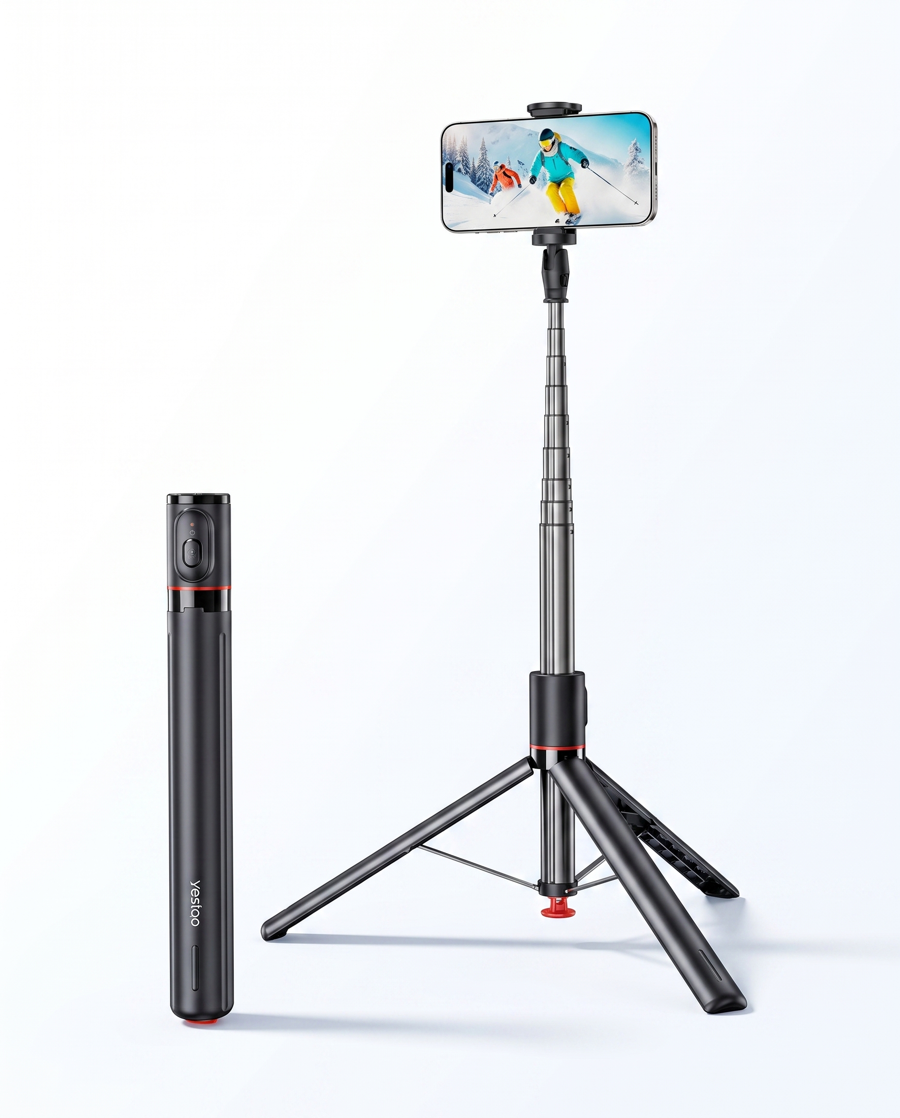Selfi tayoq Yesido SF30 1.7 m Bluetooth tripod — Yesido