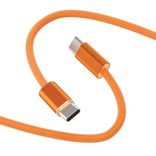 Noutbuk va telefon uchun 240W Type-C kabel WiWU ESSEN Wi-C101 1,5 m — To'q sariq