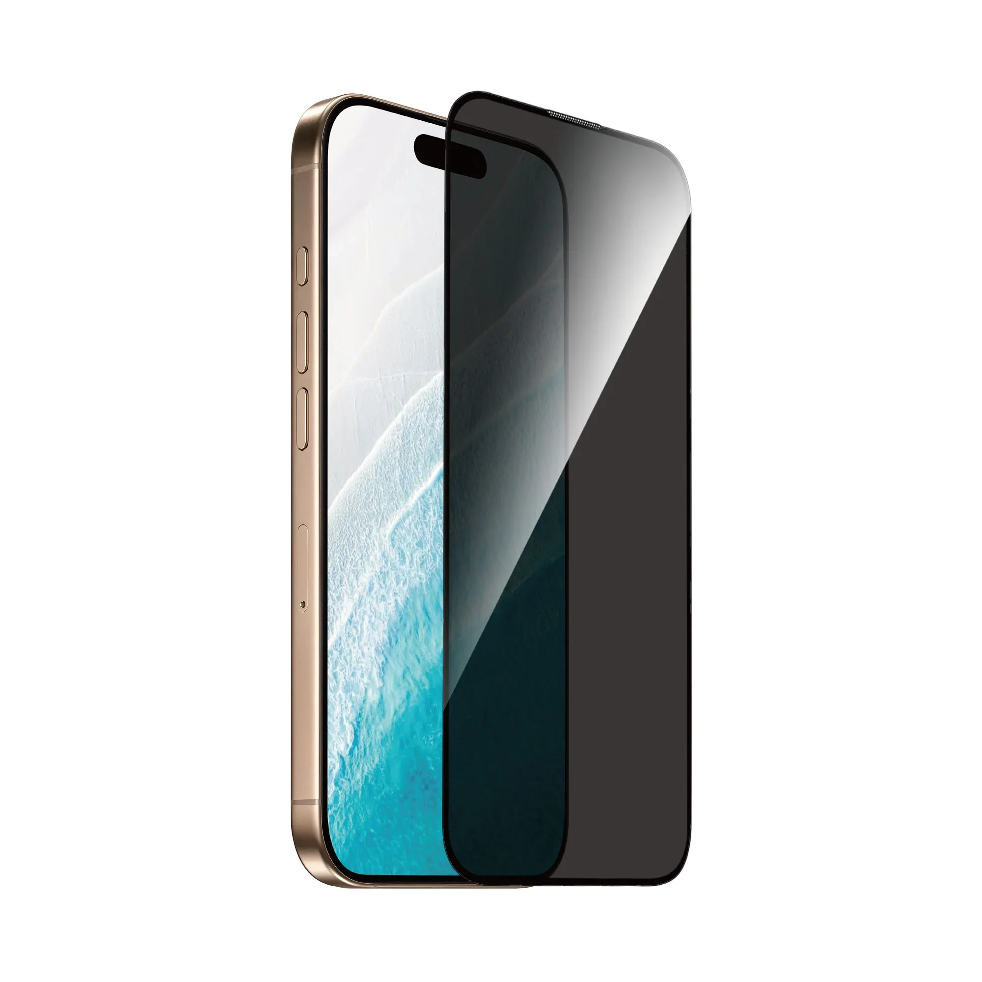 WIWU ZERO iPrivacy Tempered Glass iPhone 16 Pro Max uchun – Privacy Anti Spy Himoya Oynasi