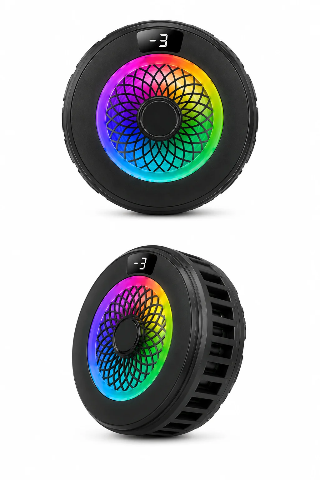 Telefon uchun magnitli kuller RGB va harorat ekranli — S53 modeli — 3/3
