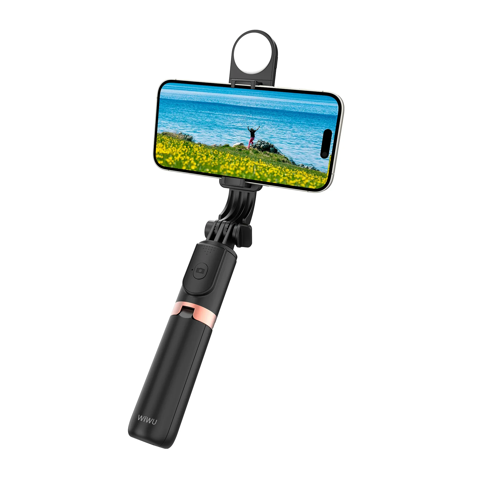 WIWU Wi-SE011 – Fill Light Bluetooth Selfie Stick & Tripod — Wiwu