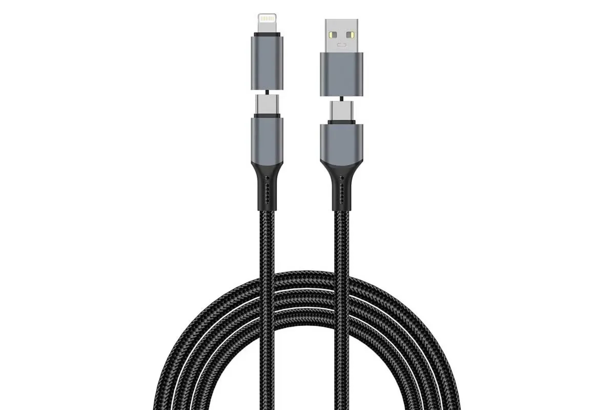 WIWU RAPTOR PRO 240W 4 tasi 1 da Super Fast Charging Cable — Wiwu — Kabel