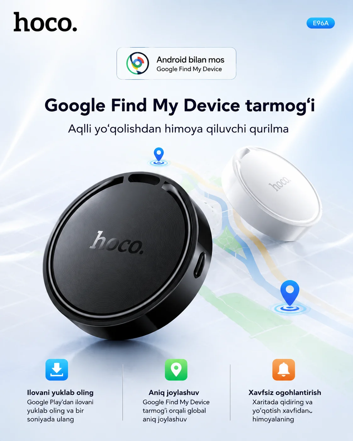 Tracker Android | Smart Anti-Lost Tag | Google Find My Device — Hoco