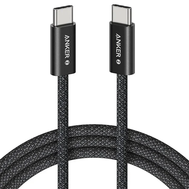 Anker Durable Braided Fast-Charging Cable USB-C to USB-C 60W (3.3 ft / 1 m) — Qora