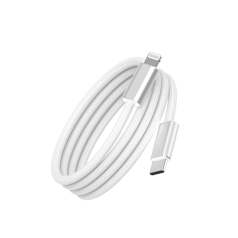 WIWU ESSEN 1.5M USB-C to Lightning Tezkor Quvvatlash Kabeli — White