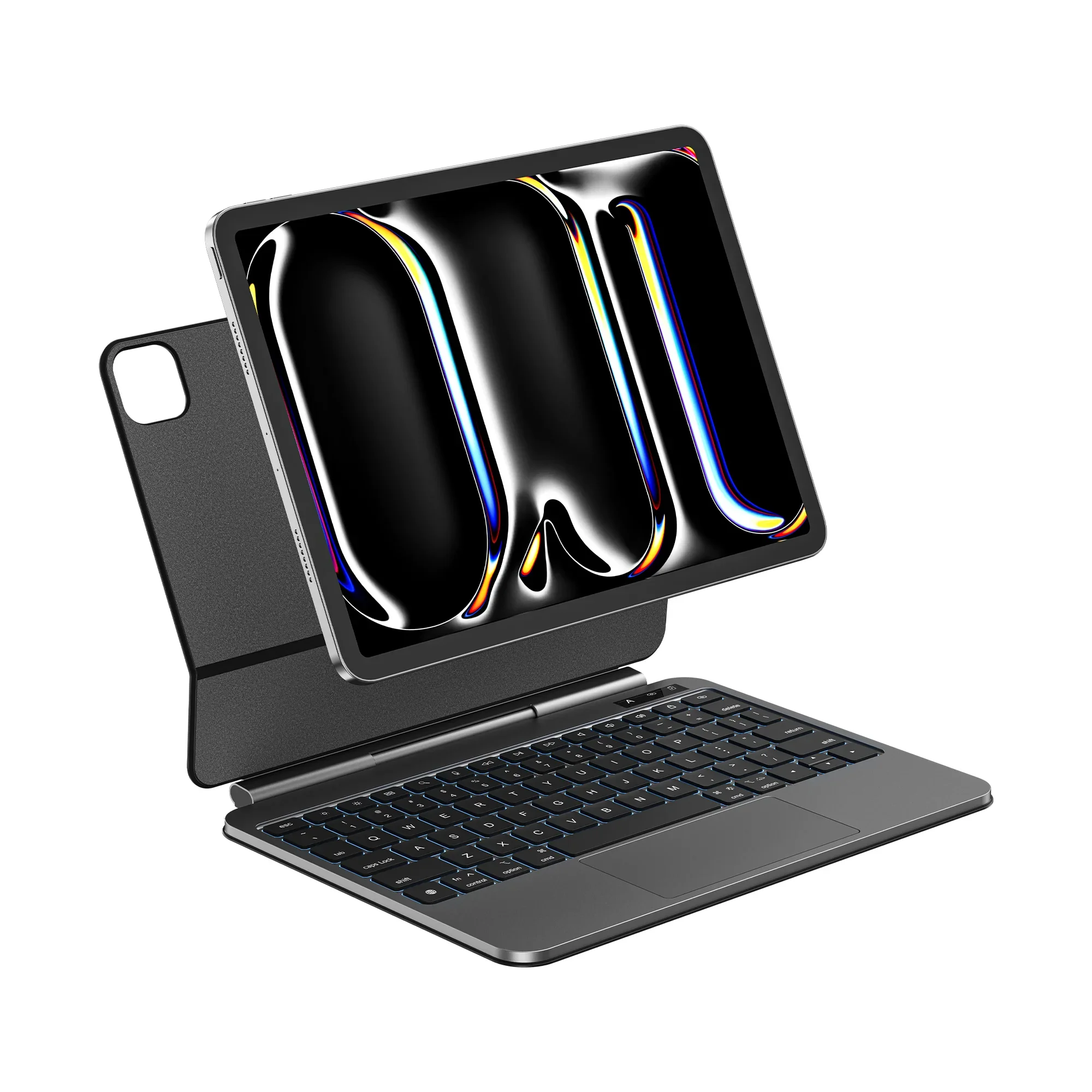 WIWU MAGIC PRO MK-002 – iPad 10 (10.9", 2022) va iPad 11 (11", 2025, A16) uchun Bluetooth Klaviaturali G‘ilof