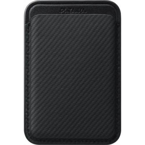 Pitaka MagEZ Sleeve 3 magnitli vizitnitsa va hamyon — Qora
