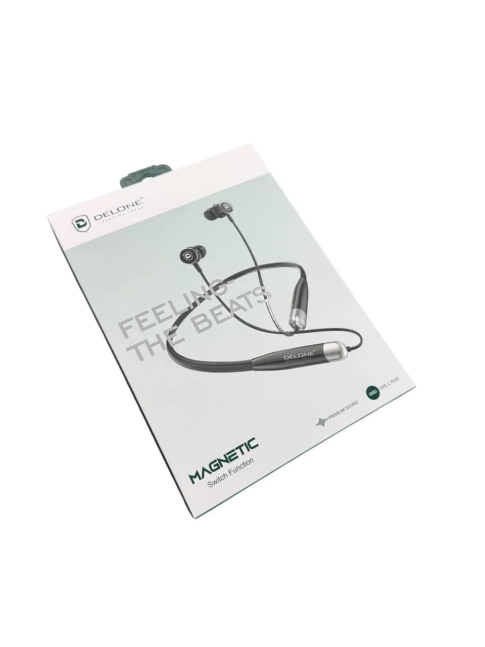 DELONE Magnetic Wireless Neckband Earphones Type-C – Premium Bluetooth Quloqchin — AirBuds