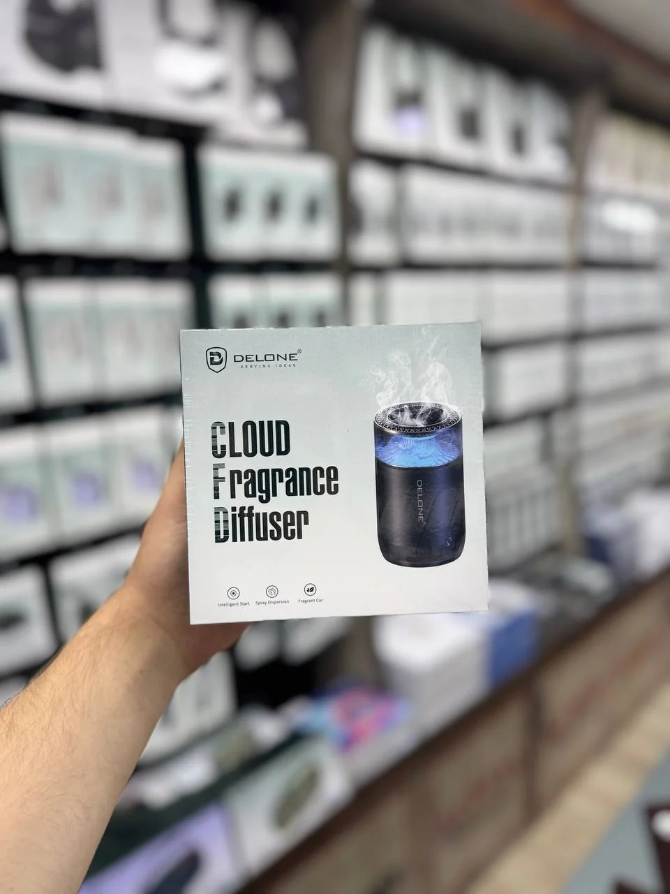 Delone CP02 Cloud Fragrance Diffuser – Avtomobil uchun Aqlli Aroma Diffuzor
