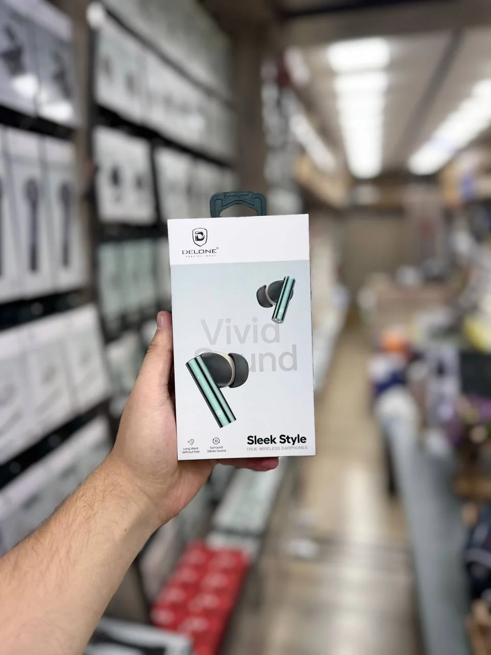 Delone EB-07 Sleek Style TWS Simsiz Quloqchin – Bluetooth, HD Stereo Ovoz, Sensorli Boshqaruv