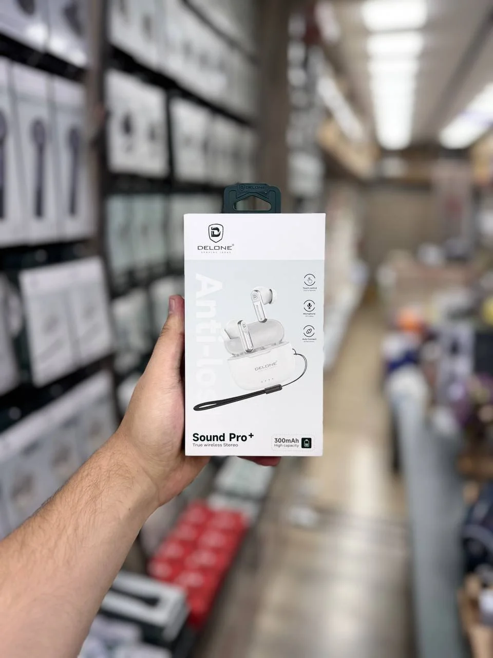 Delone EB-01 Sound Pro+ TWS Simsiz Quloqchin – Bluetooth, Sensorli Boshqaruv, 300mAh — 3/3