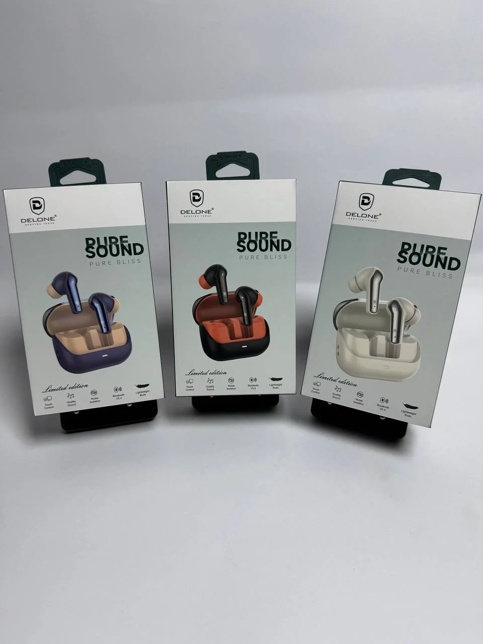 Delone EB-06 TWS Bluetooth Simsiz Quloqchin – Bluetooth 5.0, Hi-Fi Stereo Ovoz, Type-C Zaryadlash, Android va iPhone uchun — 2/2