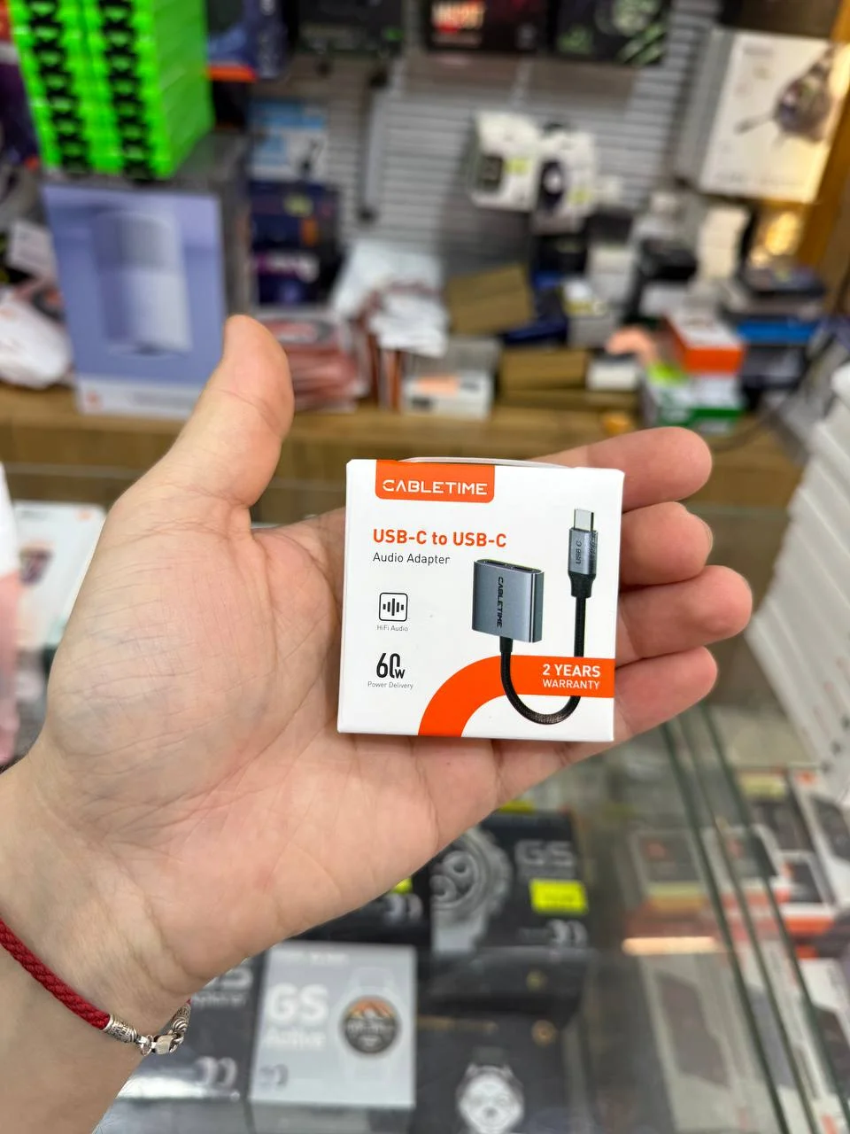 Perexadnik USB-C to 3.5mm Audio Adapter CableTime ⚡ — 2 Type-C