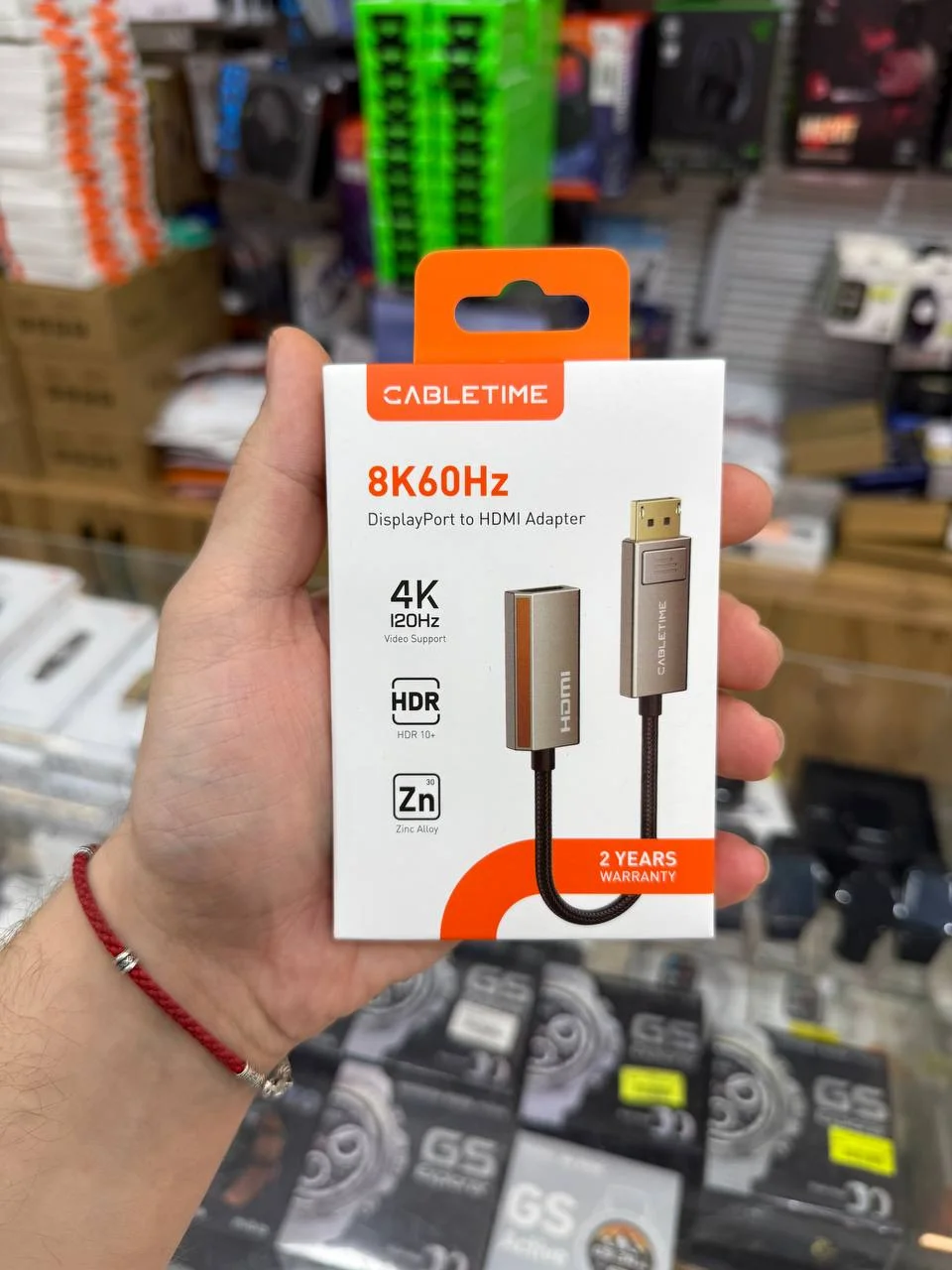 Adapter DisplayPort to HDMI CableTime 8K 60Hz ⚡ — CABLETIME