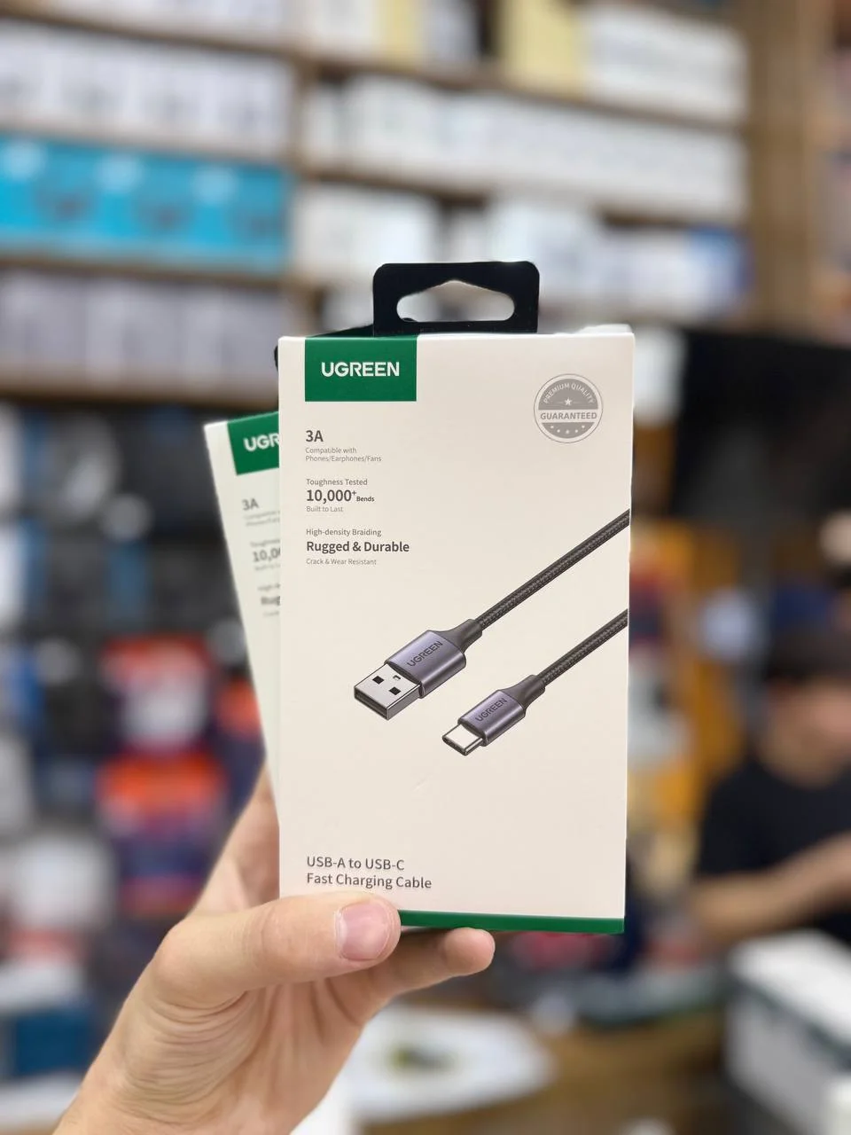 Kabel UGREEN USB-A to USB-C 3A 1M — Ugreen — Kabel