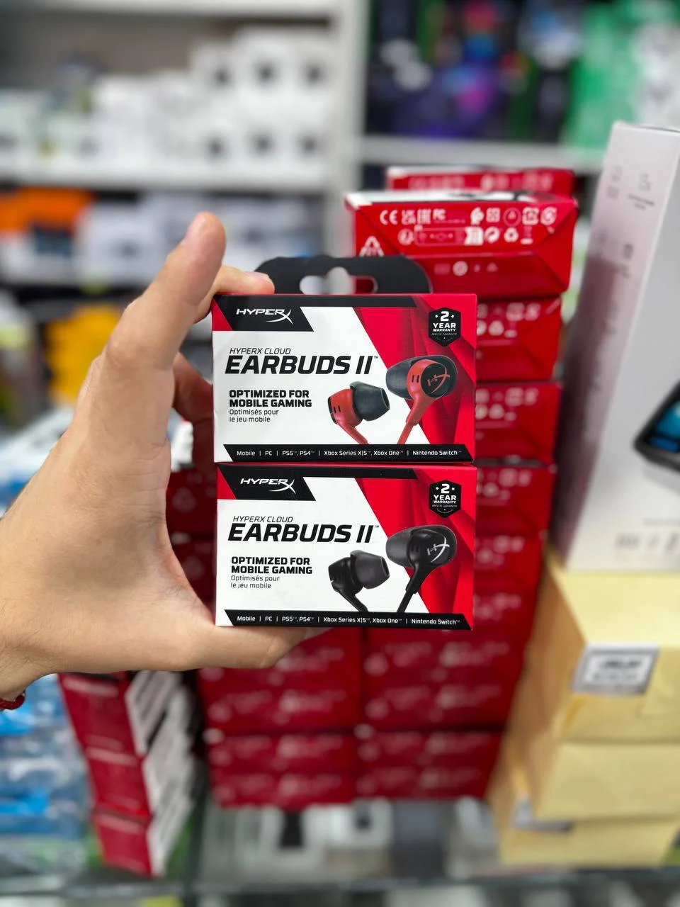 Geymerlar uchun simli quloqchin HyperX Cloud Earbuds II (3.5mm) — HyperX — Simli naushnik