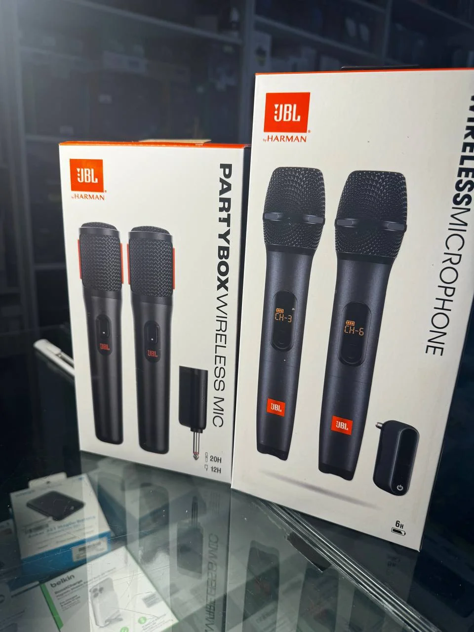 Simsiz mikrofon tizimi JBL PartyBox Wireless Mic — JBL