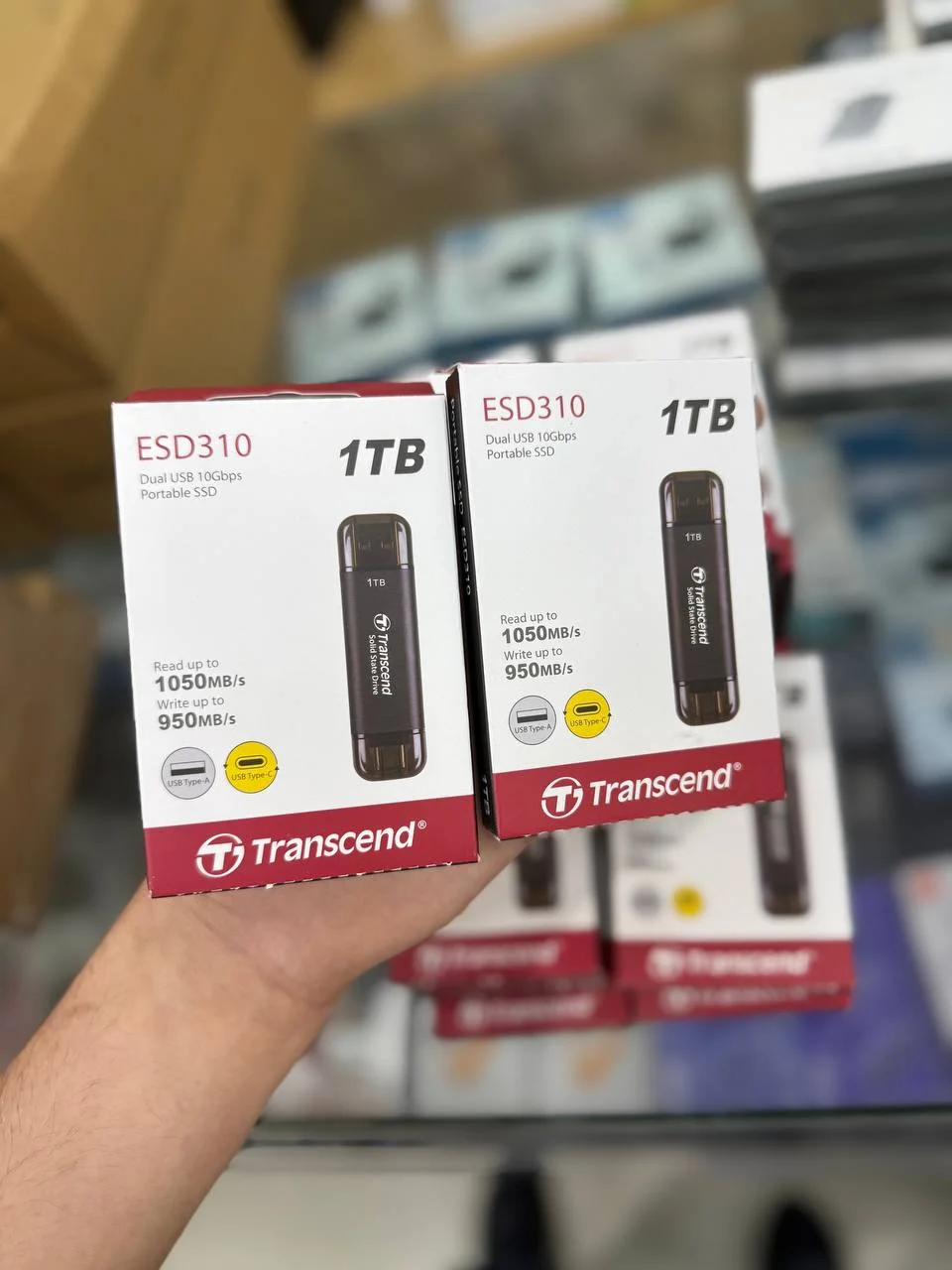 Tashqi qattiq disk Transcend ESD310 Portable SSD (1TB)