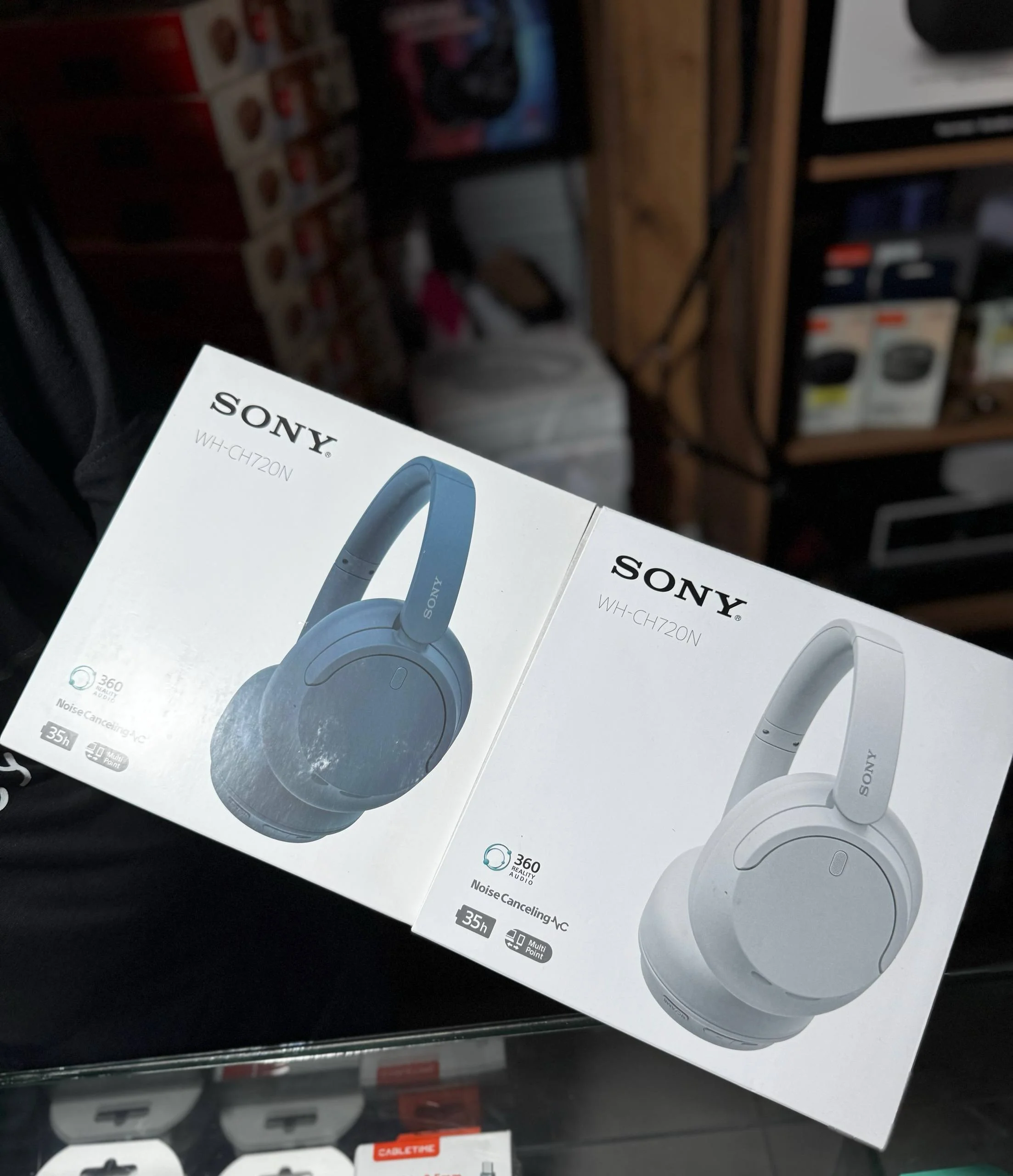 Simsiz naushnik Sony WH-CH720N — Bluetooth 5.2, ANC shovqin kamaytirish, 35/50 soat batareya, mikrofonli katta quloqchin 🎧 — Sony
