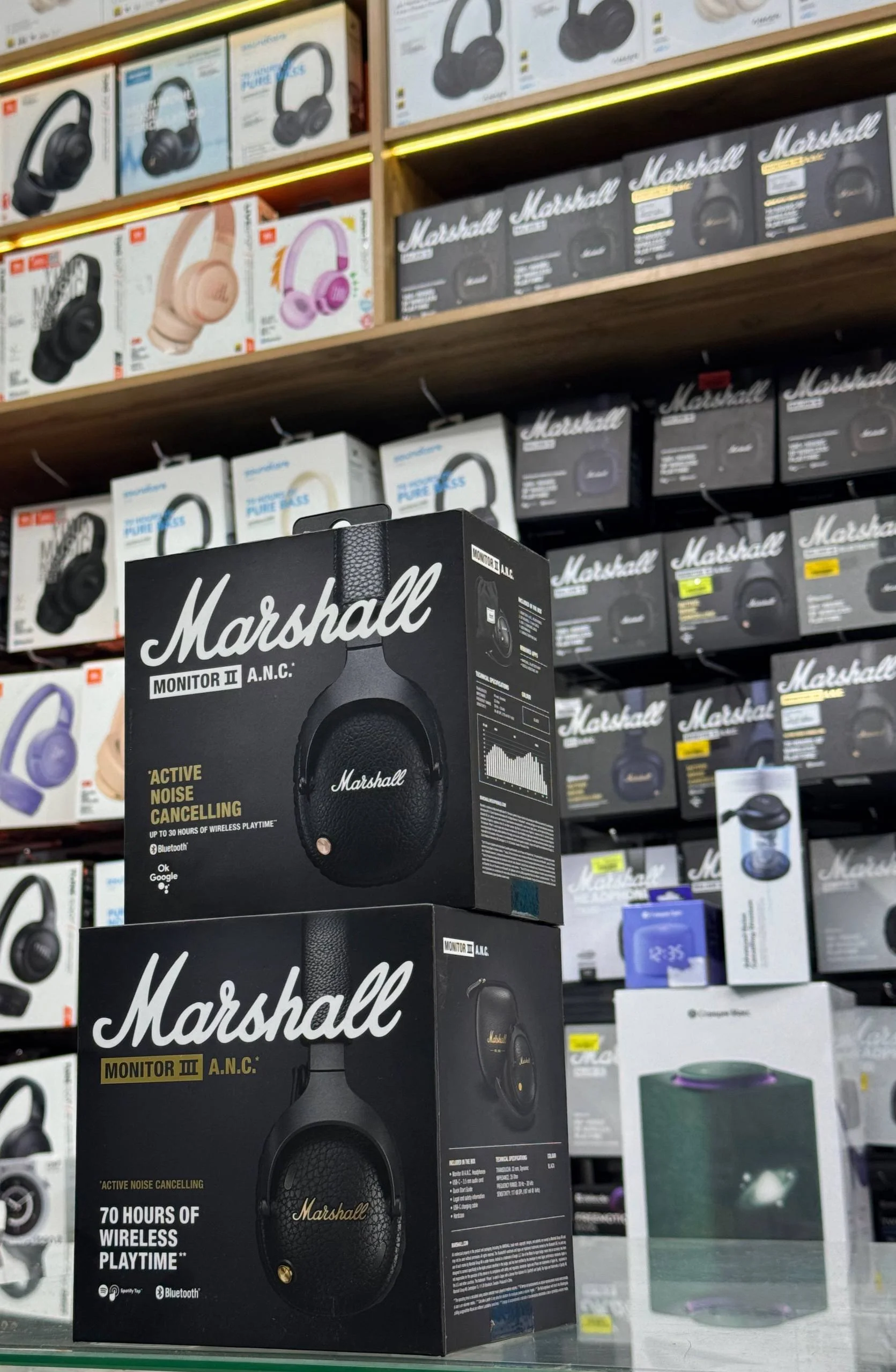 Simsiz naushnik Marshall Monitor III / Monitor 3 — Bluetooth ANC, Hi-Res Audio, kuchli bas, premium Over-Ear quloqchin — Marshal