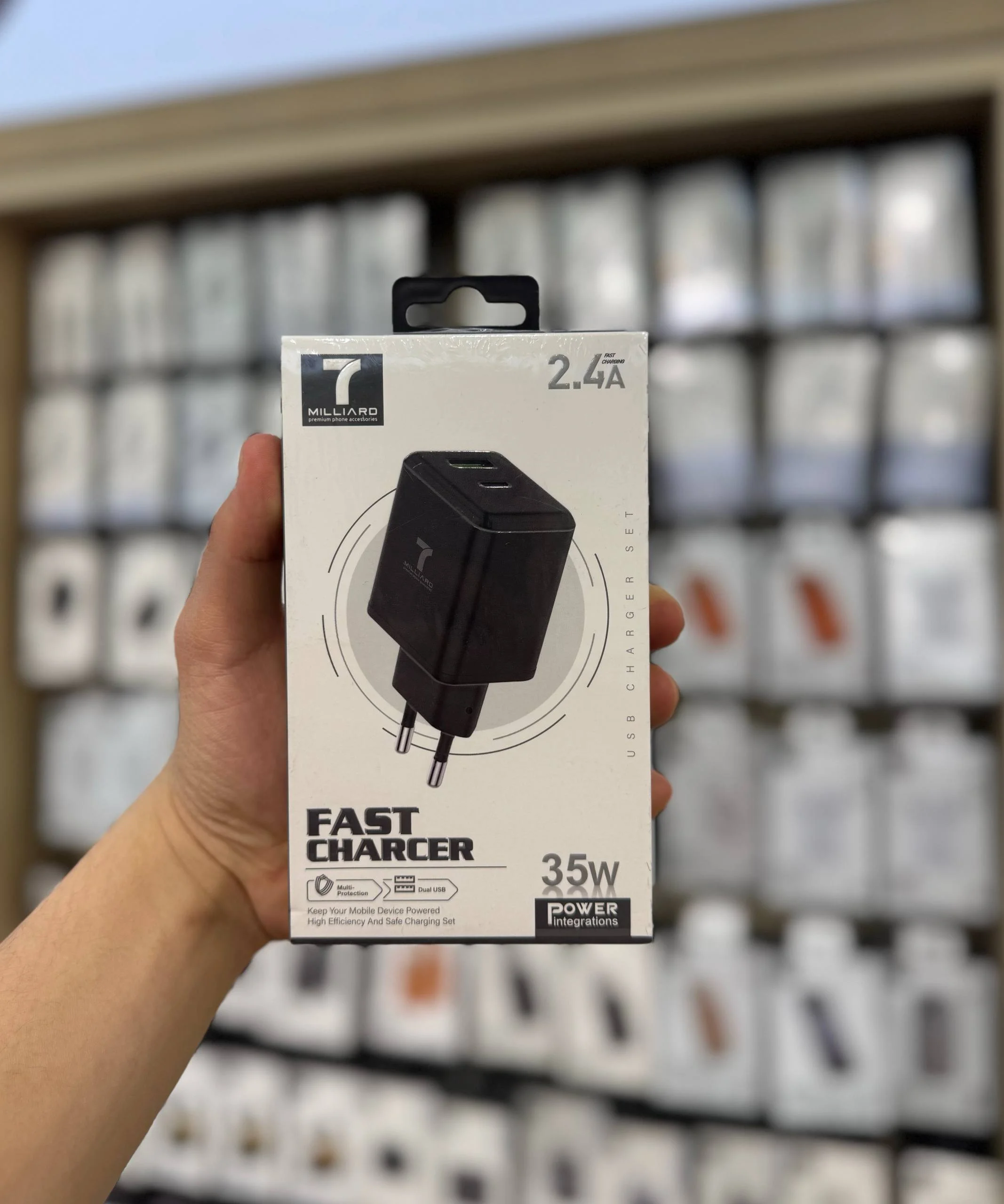 7 Milliard 35W Fast Charger – USB-C Tezkor Quvvatlash Adapteri — 7 MILLIARD