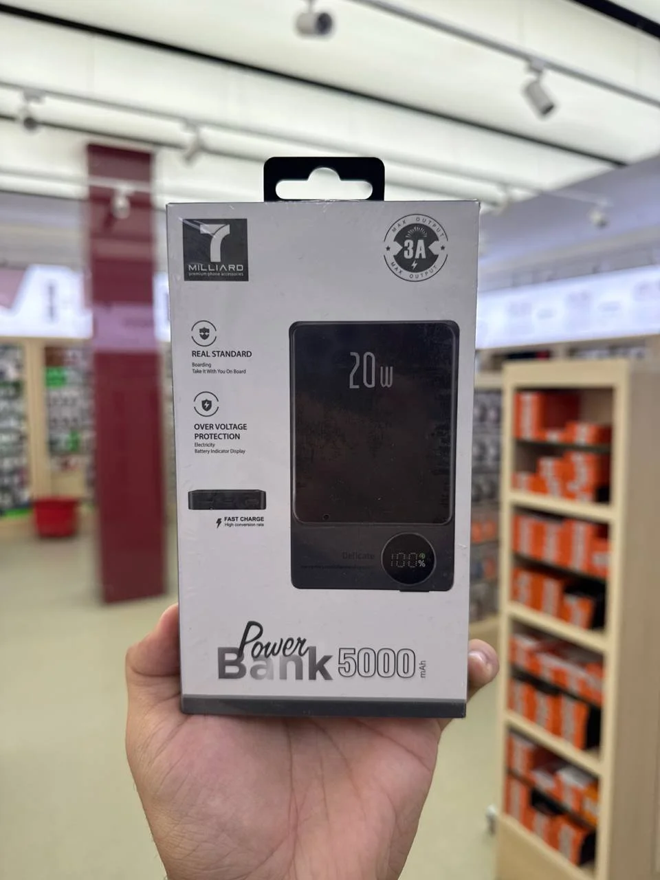 7 Milliard Power Bank 5000mAh – Portativ Tezkor Quvvatlash Qurilmasi — 7 MILLIARD