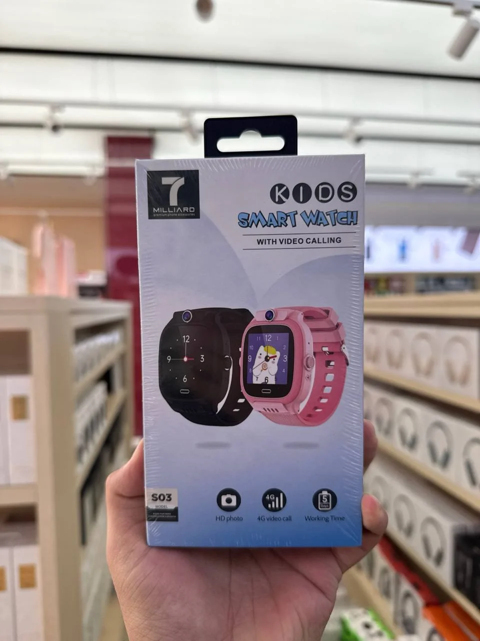 7 Milliard S03 – Bolalar uchun GPS Smart Soat — 7 MILLIARD