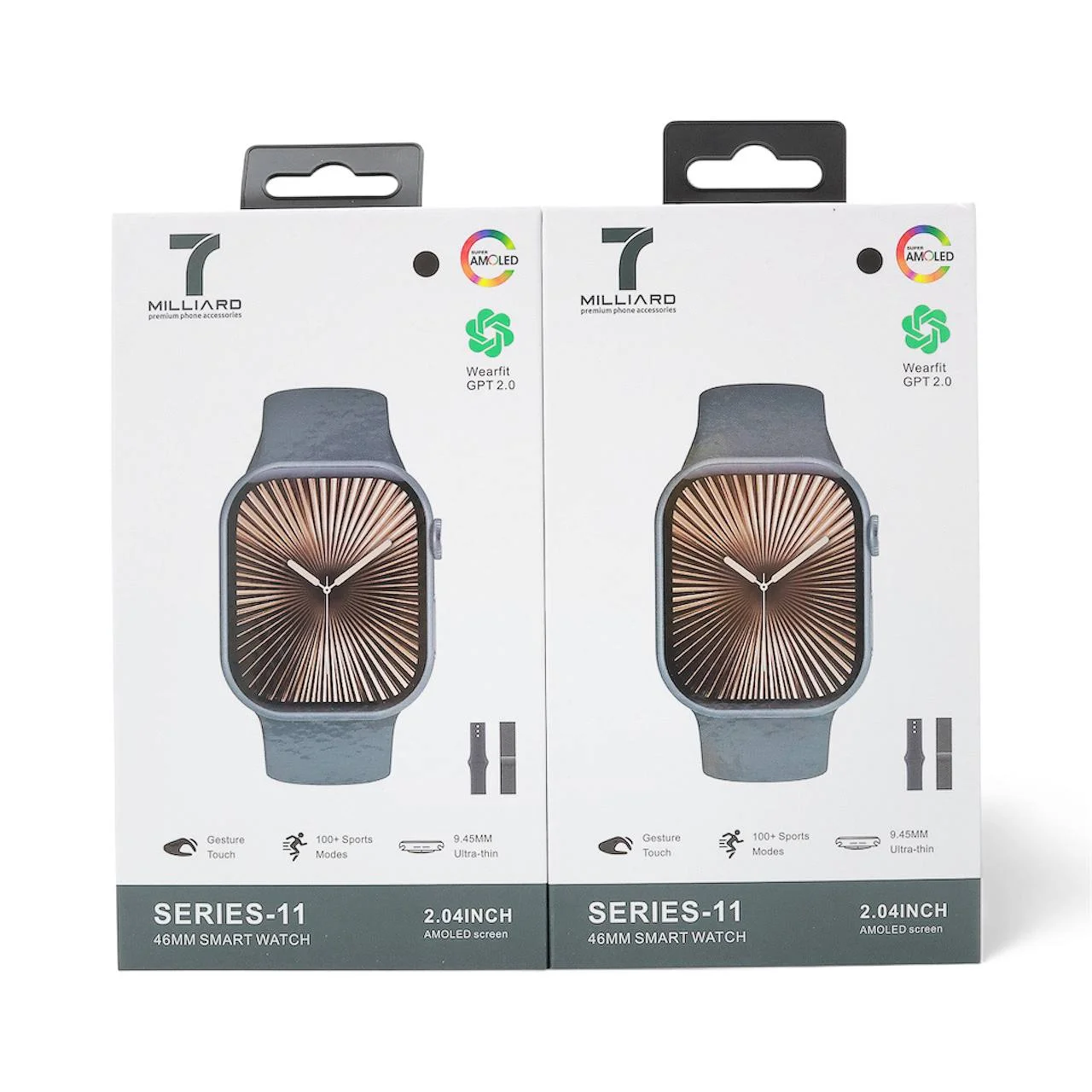 7 Milliard Series 11 AMOLED – Premium Smart Watch — 7 MILLIARD