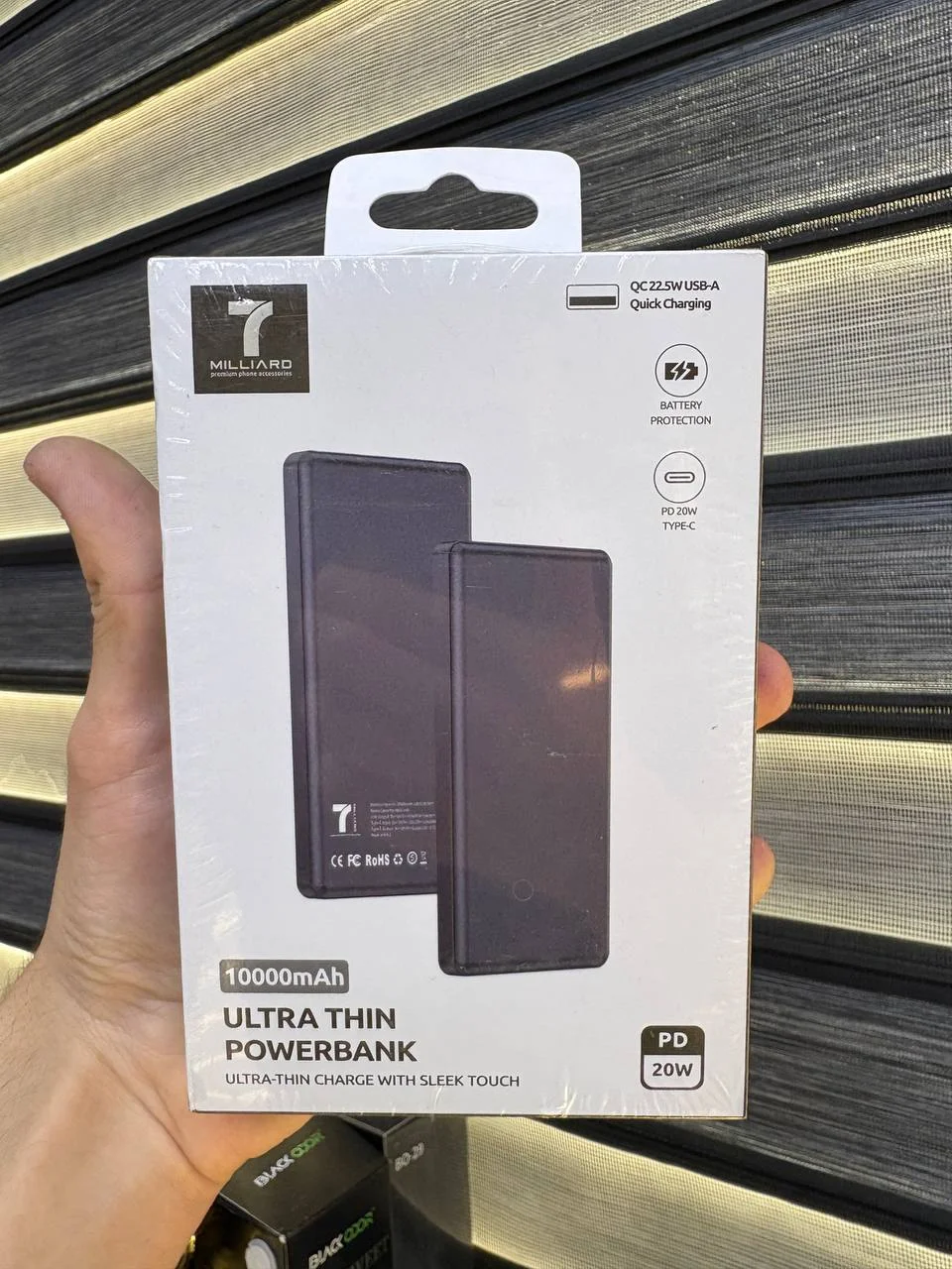 7 Milliard 10000mAh – Fast Charging Portativ Power Bank