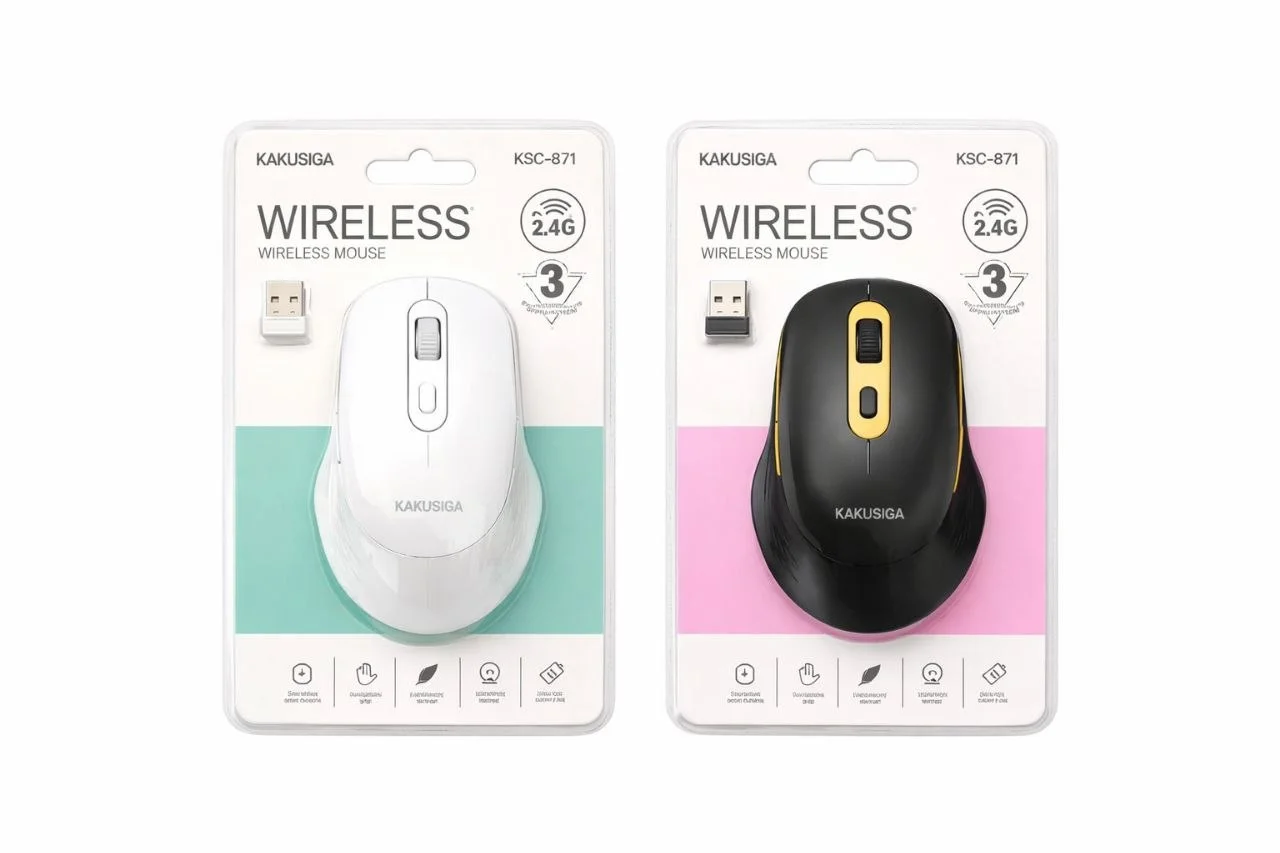KAKUSIGA KSC-873 – Dual Mode Simsiz Sichqoncha (2.4G + Bluetooth) — Kakusiga