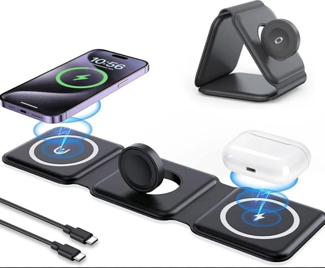Simsiz zaryadlagich KAKUSIGA KSC-1359 3in1 (MagSafe) — 2/2