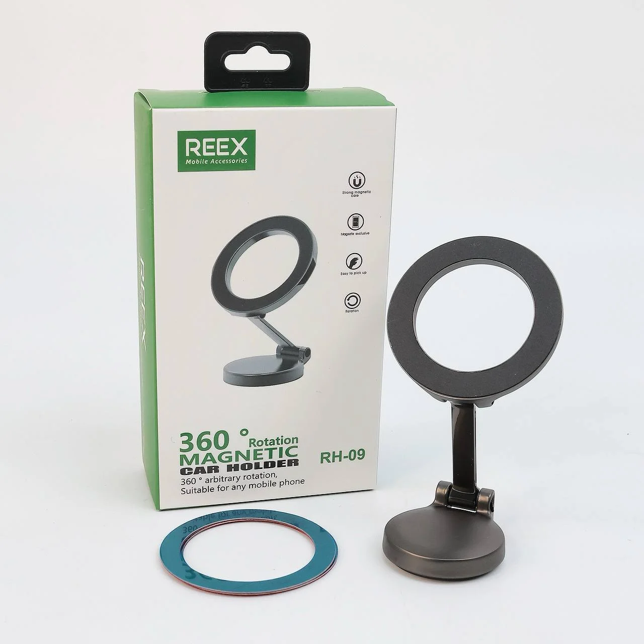 Mahnit avtomobil ushlagichi REEX RH-09 360° Rotation MagSafe — Reex