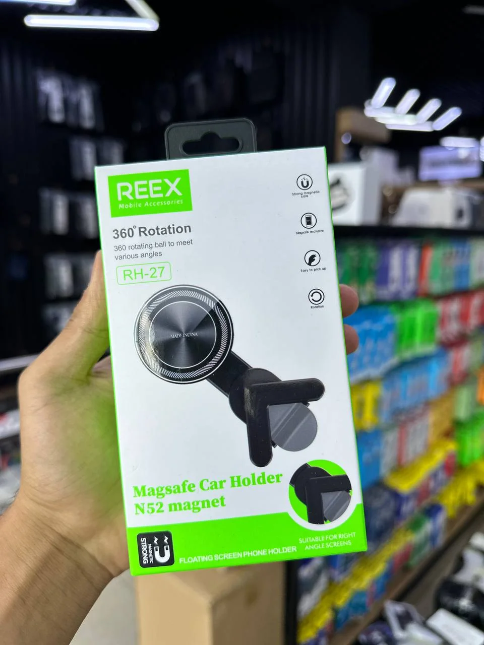 Avtomobil ushlagichi REEX RH-27 MagSafe N52 Rotation — Reex