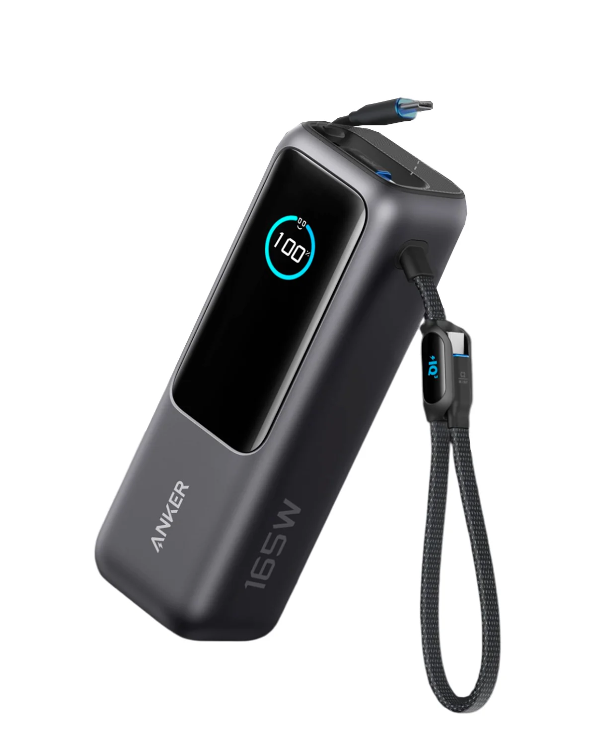 Anker Power Bank 25000mAh 165W – Ichki USB-C Kabel, 100W Tezkor Quvvatlash, Laptop va Telefon uchun (A1695) — 1/7
