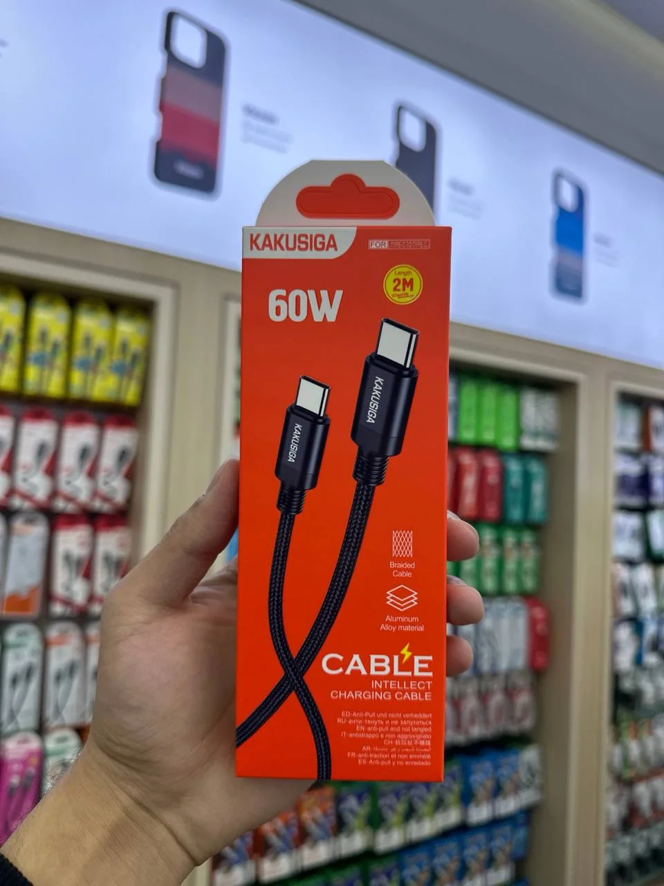 KAKUSIGA KSC-980 – 60W USB-C to USB-C Fast Charging Cable (Black) — Kakusiga — Kabel