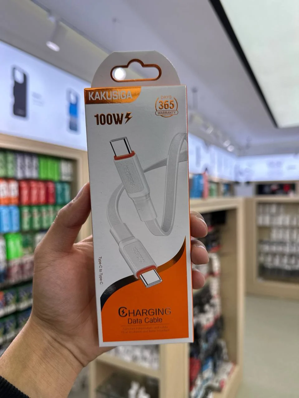 Zaryadlash Kabeli KAKUSIGA KSC-999 USB Typ-C 1e-C – Type00W 1Oq — Kakusiga — Kabel