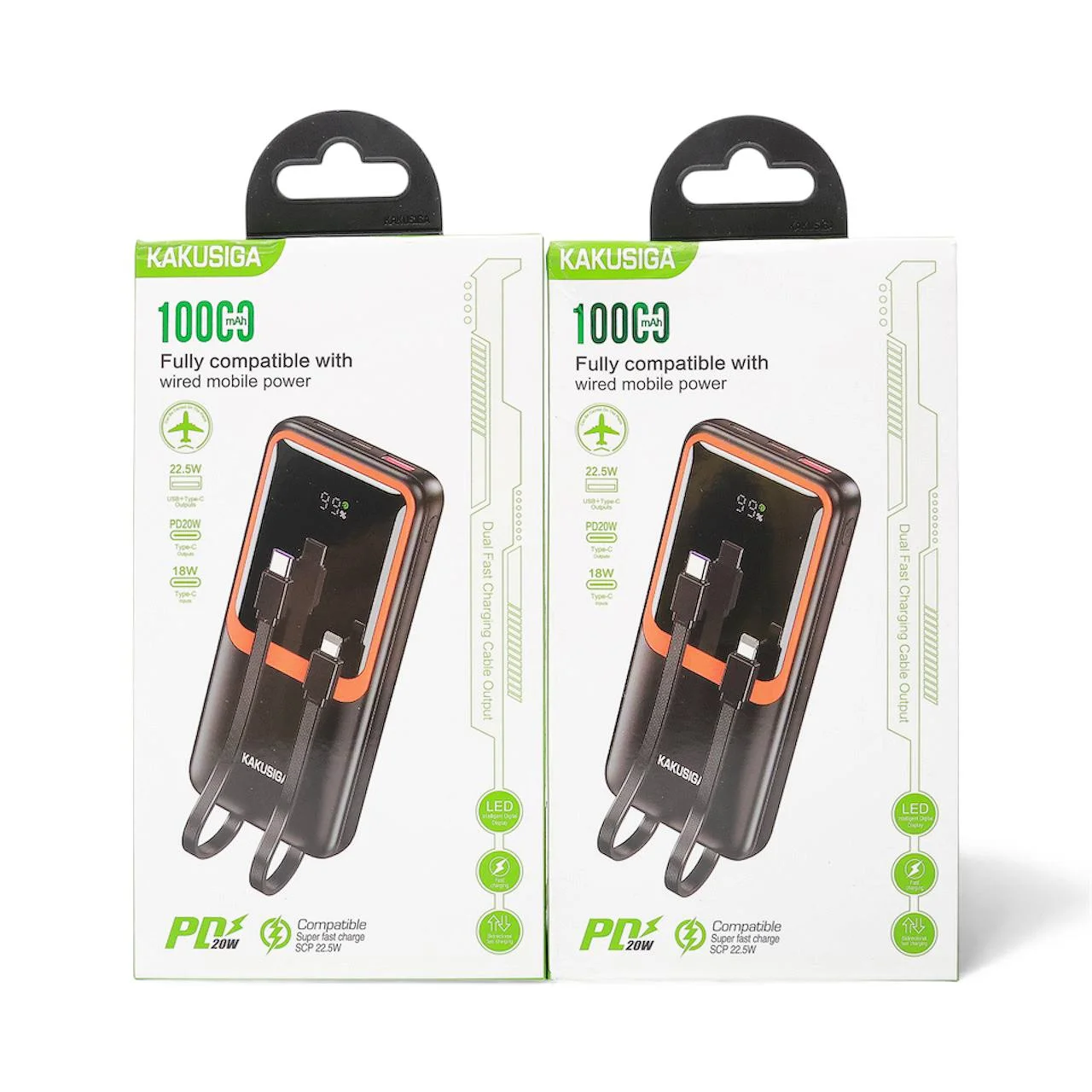 Power Bank KAKUSIGA KSC-1087 10000 mAh 22.5W Tezkor Zaryadlash — Kakusiga
