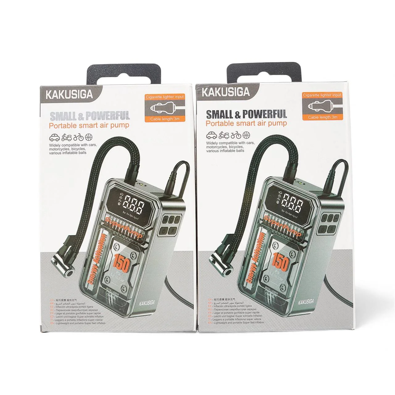 Avtomobil Kompressori KAKUSIGA KSC-1154 12V Raqamli Havo Nasosi — Kakusiga