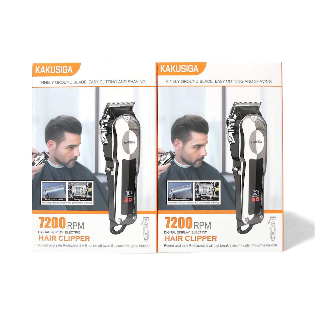 Kakusiga KSC-1525 Silver — Professional soch va soqol olish mashinkasi (Hair Clipper / Trimmer) — Kakusiga