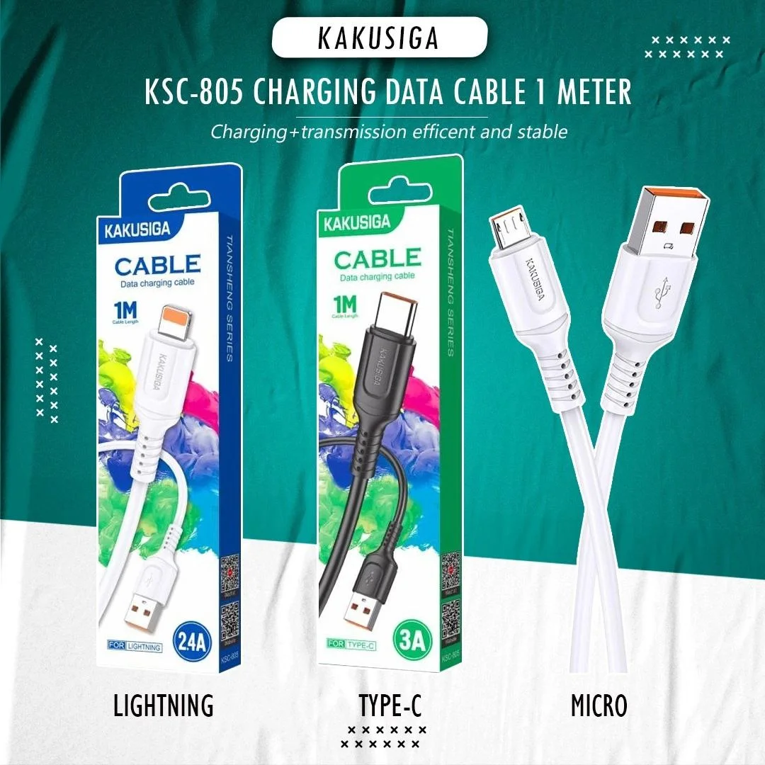 Kakusiga USB Cable — Yuqori sifatli quvvatlash va ma'lumot uzatish kabellari — Kakusiga