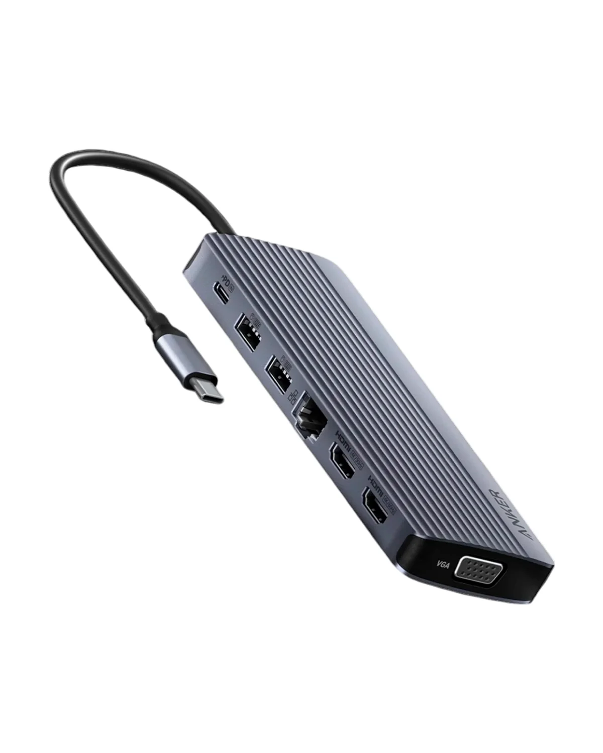USB-C ko‘p funksiyali xab (Adapter) Anker USB-C Hub / Docking Station — Anker