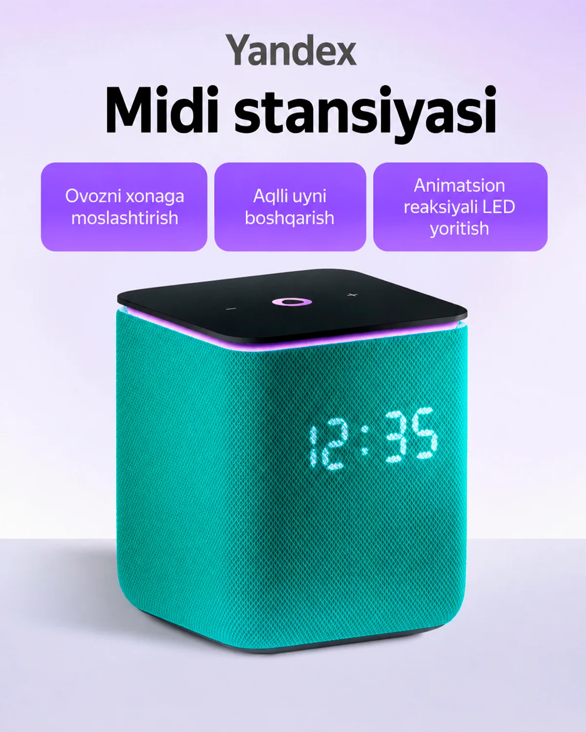 Yandex Stansiya Midi (Яндекс Станция Миди) — Aqlli kolonka