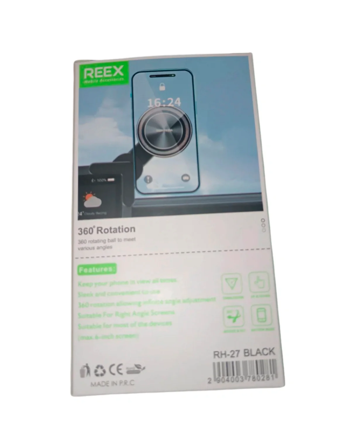 Avtomobil ushlagichi REEX RH-27 MagSafe N52 Rotation — 3/4