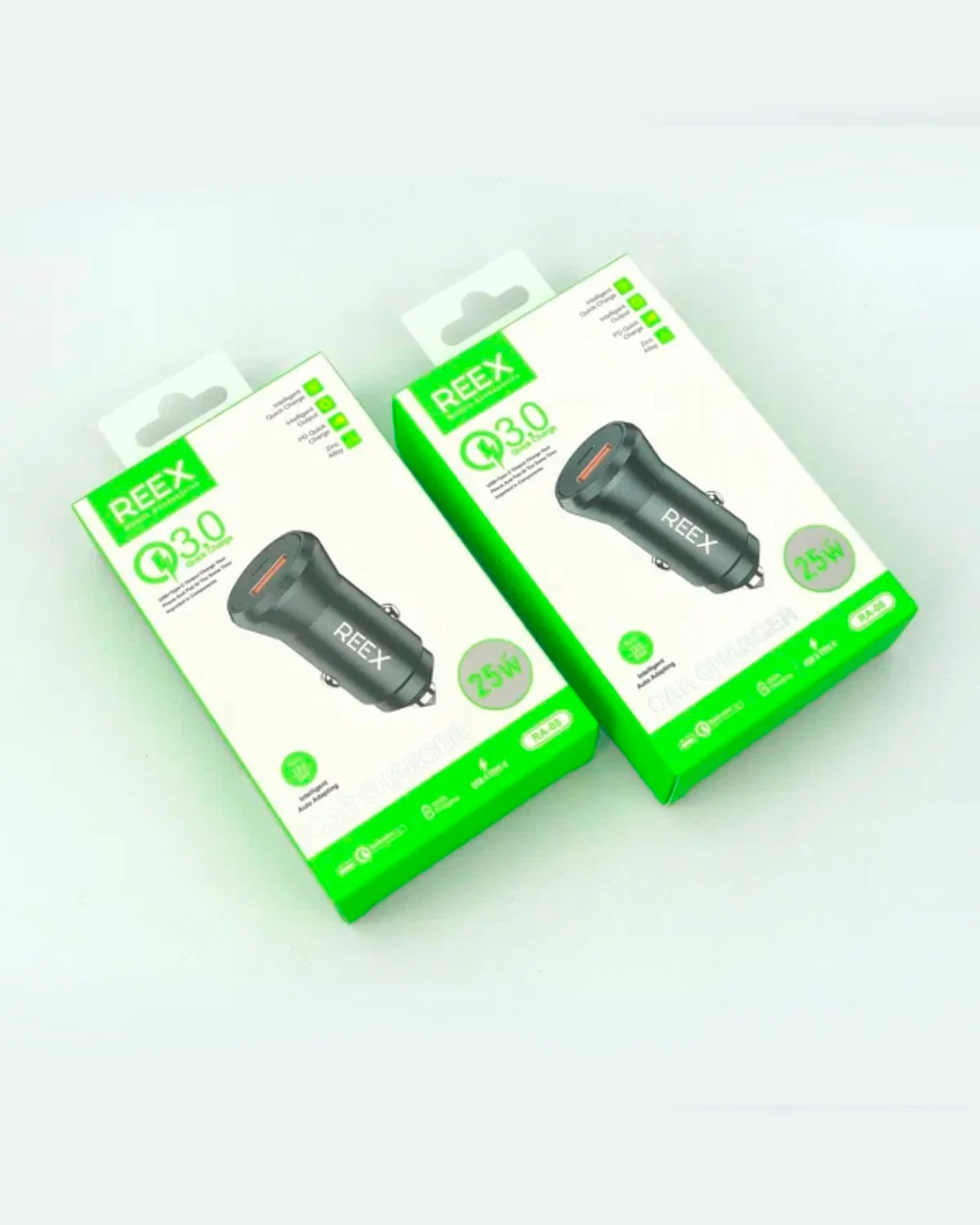 Avtomobil zaryadlagichi REEX RA-12 QC3.0 25W — 3/3