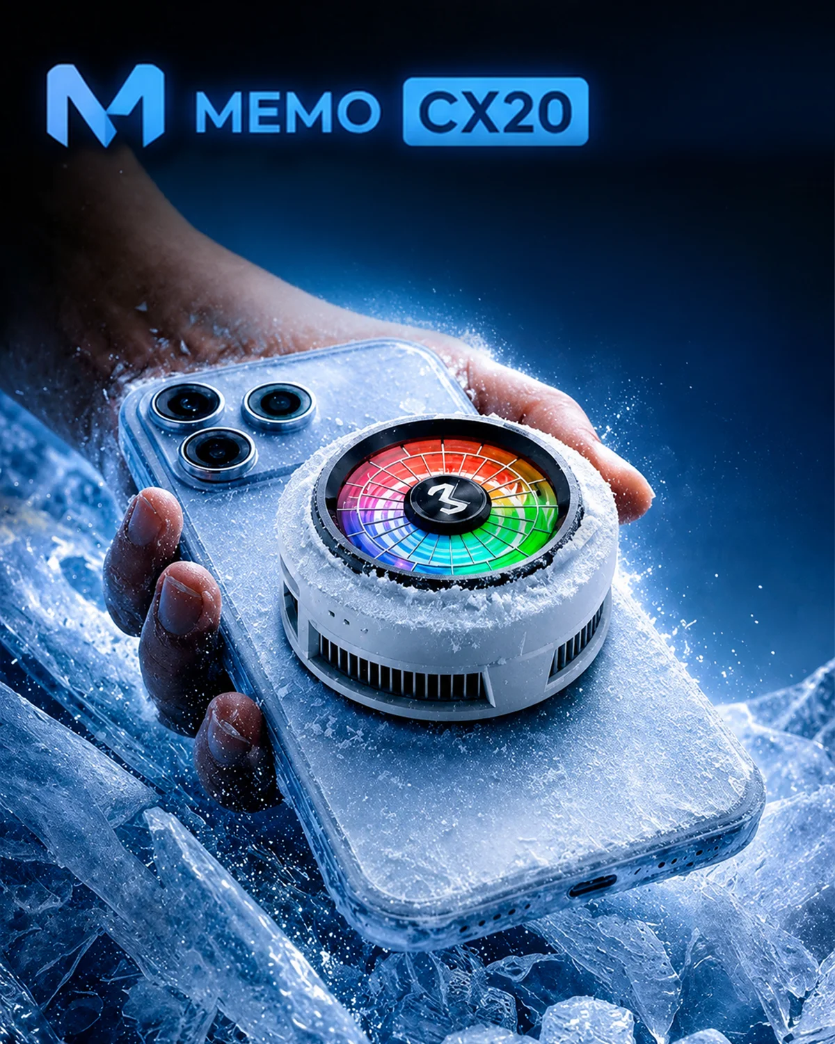 Memo CX 20 magnitli kuller, Pubg uchun RGB kuller — Gaming aksesuar