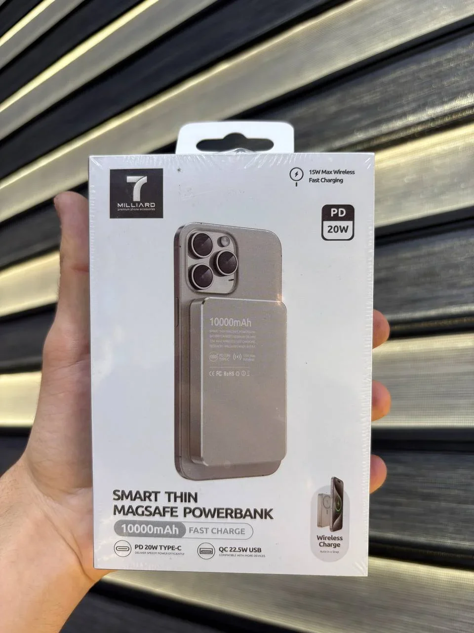 7 Milliard 10000mAh – Fast Charging Portativ Power Bank — 2/2