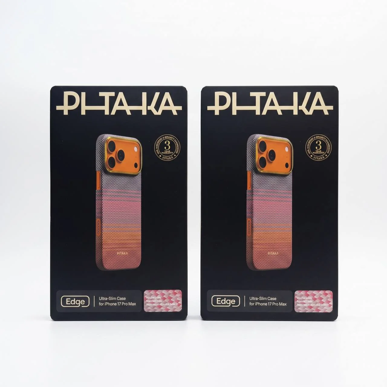 PITAKA Ultra Slim SCD1702PM iPhone 17 Pro Max Sunset 2.0 Dream-02 MagSafe Aramid Fiber — Pitaka