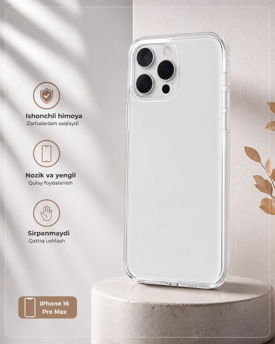 iPhone Modellari uchun Chexollar - Hamyonbop
