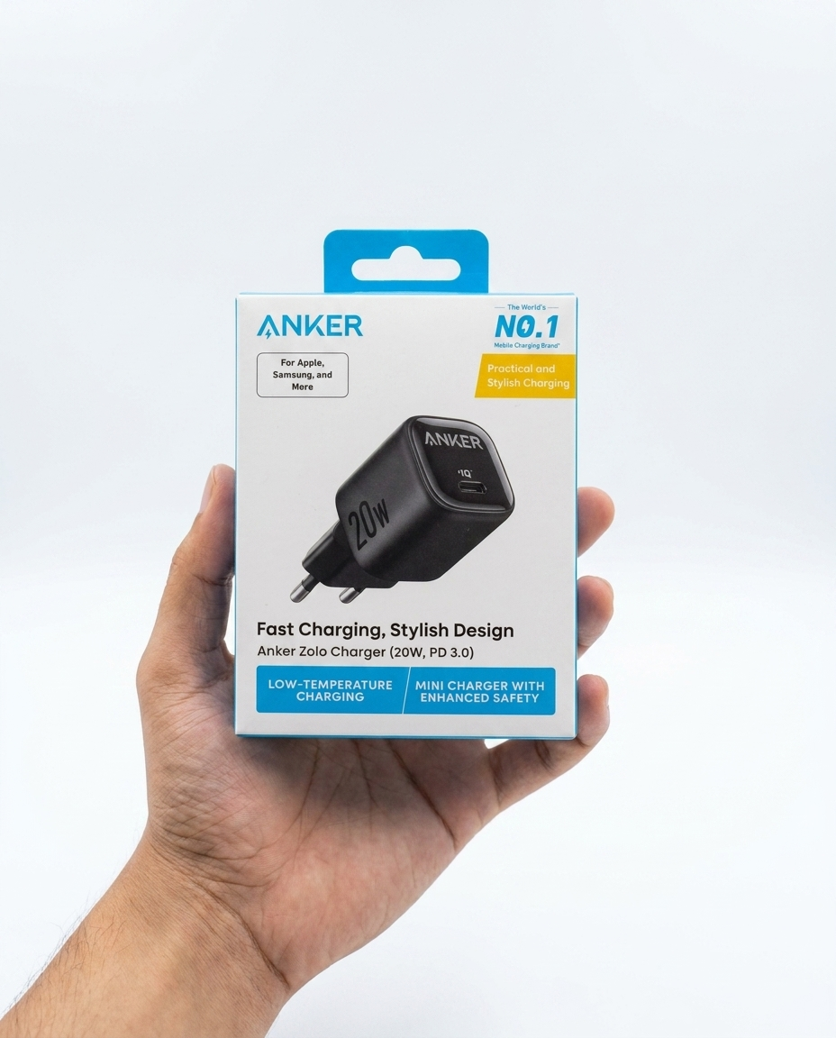 Zaryadlovchi Anker Zolo 20W PD 3.0 USB-C tez quvvatlovchi adapter — Anker