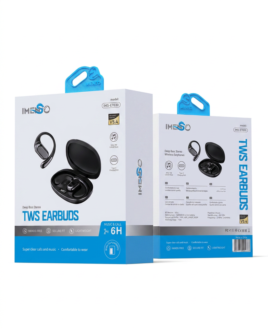 Simsiz quloqchin Imenso IMS-ET030 Bluetooth 5.4 TWS Black — 2/2